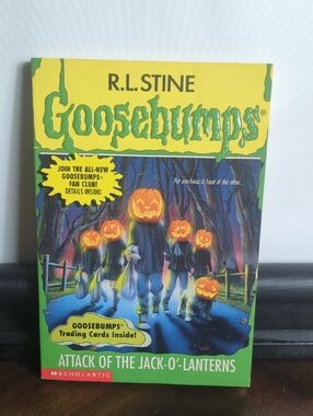 R.L.Stine Vintage Goosebumps Attack Of The Jack-o'-lanterns 1st Edition